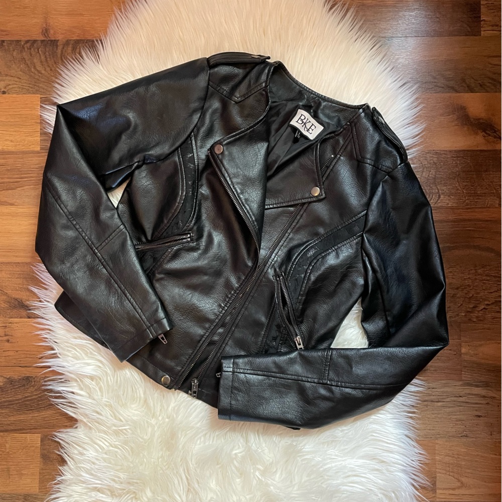 BKE Faux Leather Jacket